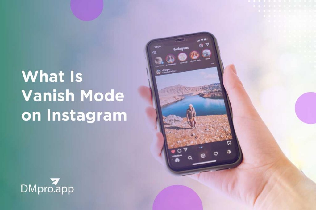 vanish mode on Instagram